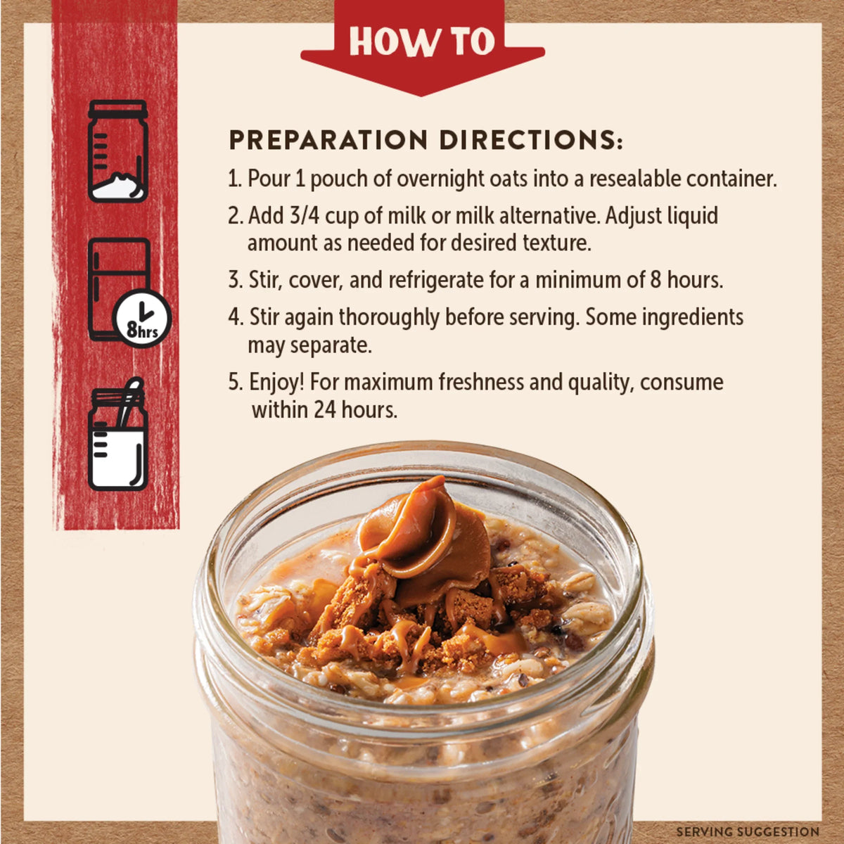 Cookie Butter Overnight Oats