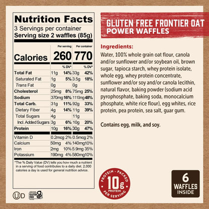 Gluten-Free Frontier Oat Power Waffles