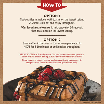 Chocolate Chip Thick & Fluffy Power Waffles