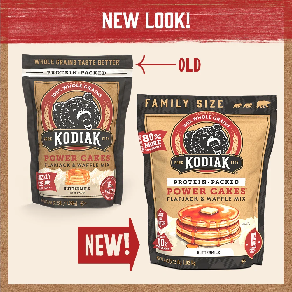Grizzly Size Buttermilk Power Cakes