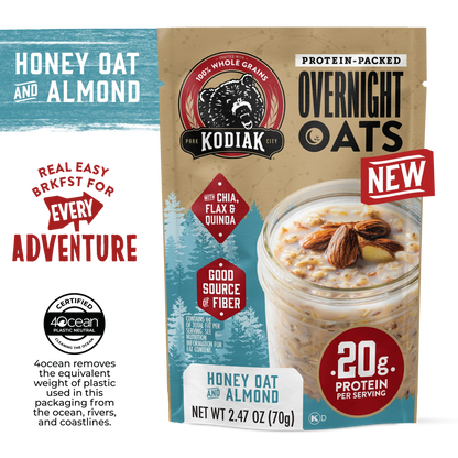 Honey Oat & Almond Overnight Oats
