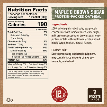 Oatmeal Packet Variety Pack