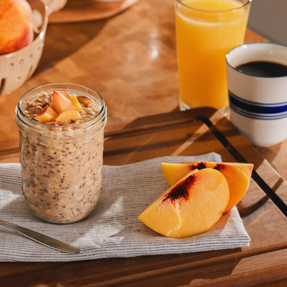 Peach Overnight Oats