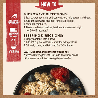 Maple & Brown Sugar Oatmeal Packets