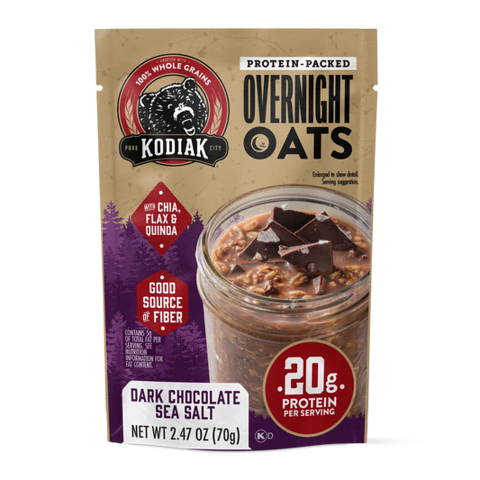 Dark Chocolate Sea Salt Overnight Oats