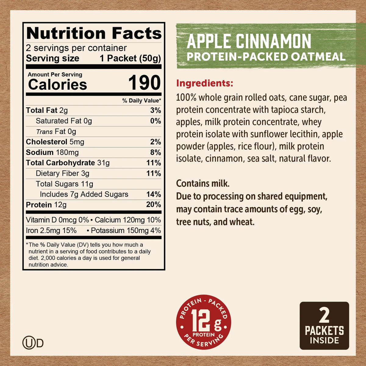 Oatmeal Packet Variety Pack