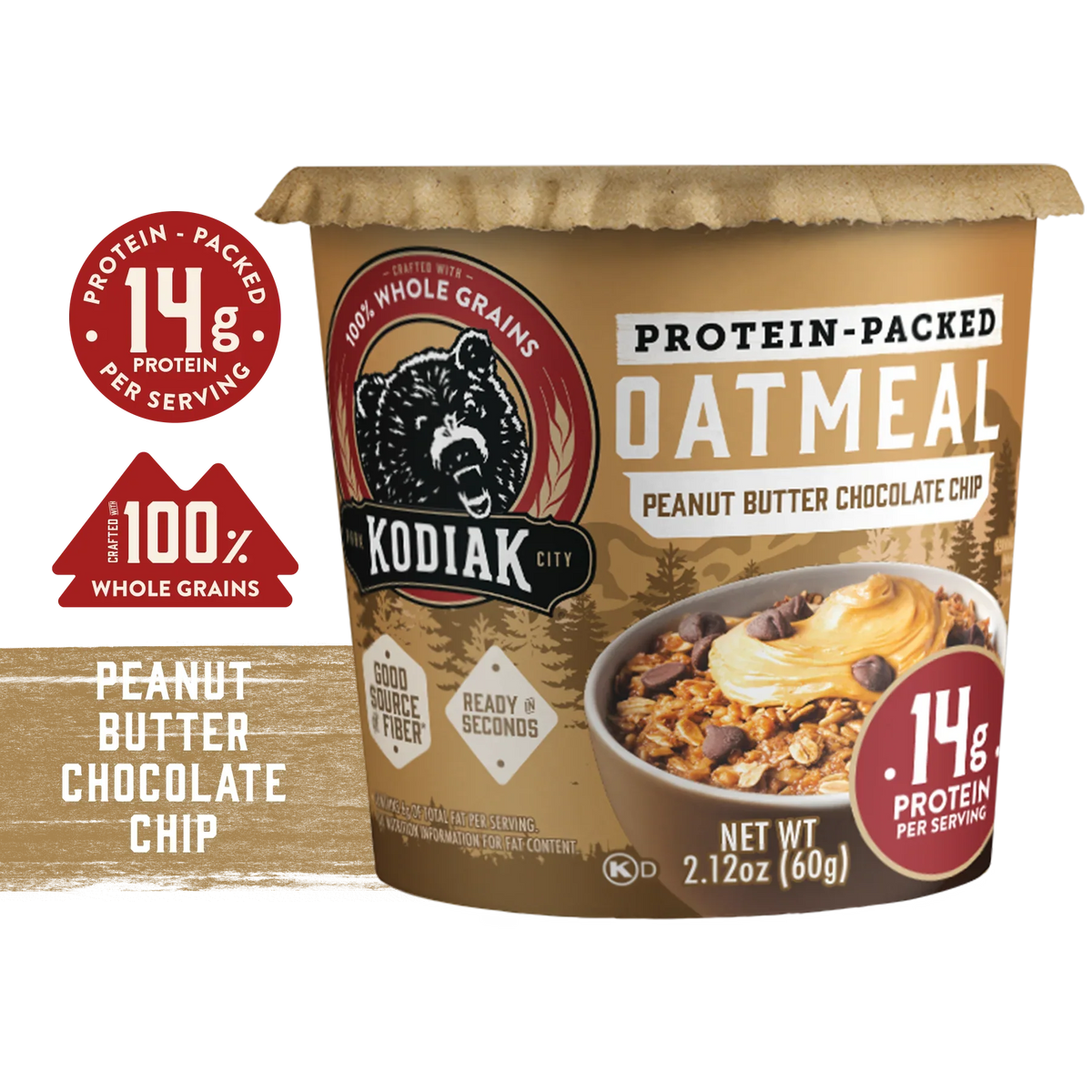 Peanut Butter Chocolate Chip Oatmeal Cup