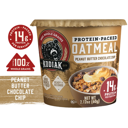 Peanut Butter Chocolate Chip Oatmeal Cup