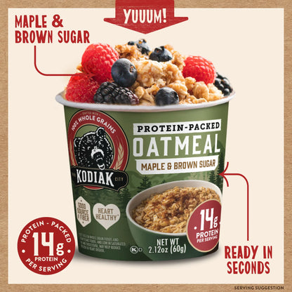 Maple & Brown Sugar Oatmeal Cup