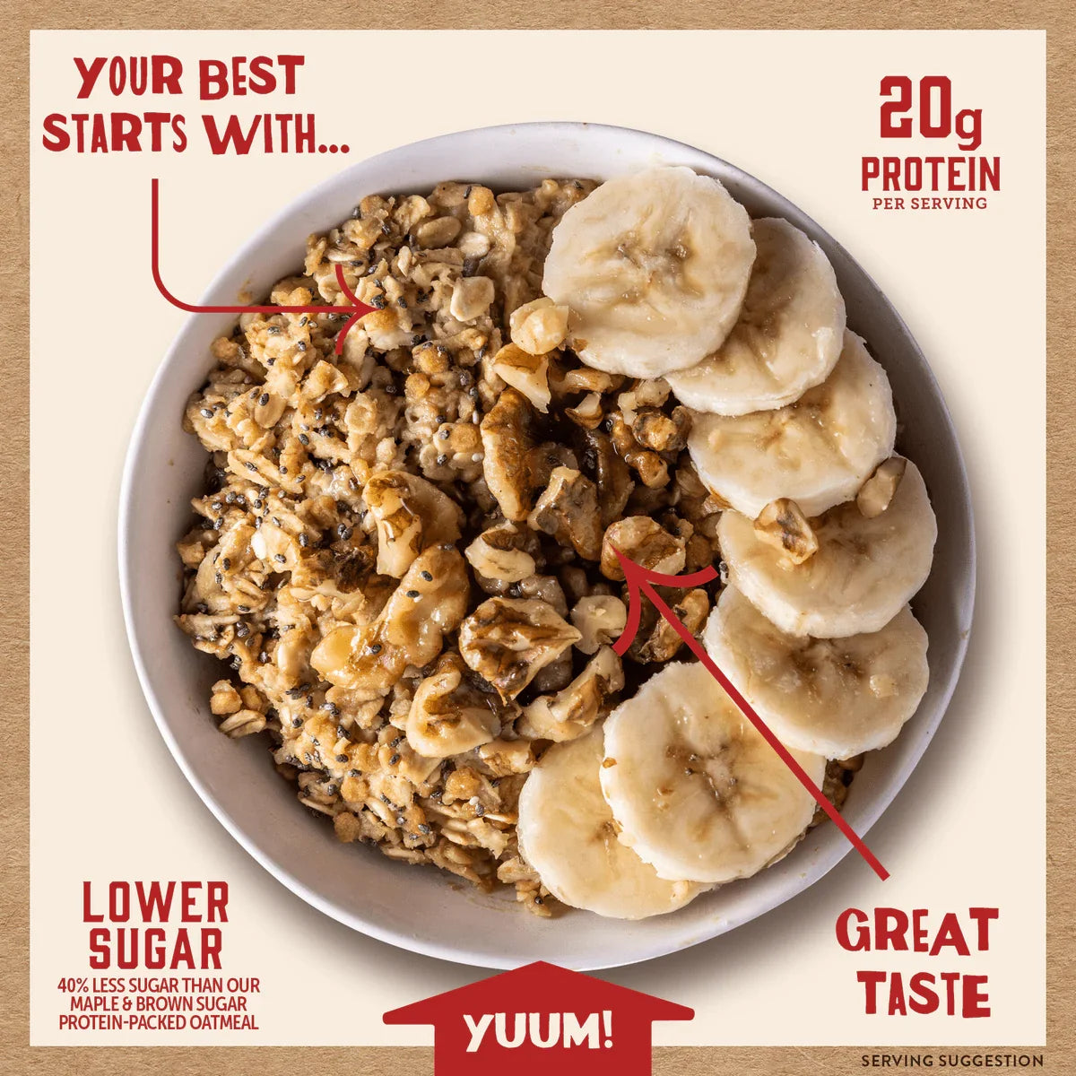 Banana Nut Peak Oatmeal Packets