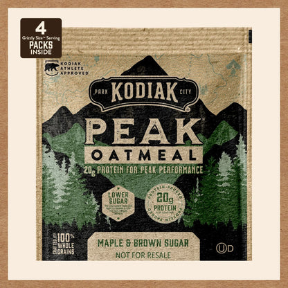 Maple Brown Sugar Peak Oatmeal Packets