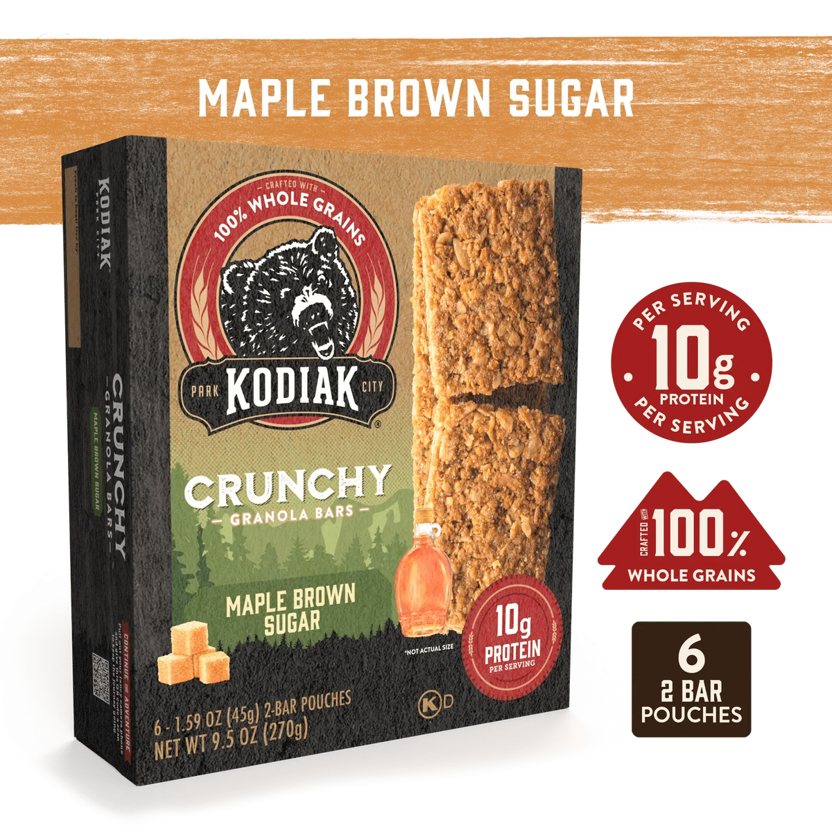 Maple Brown Sugar Crunchy Bars
