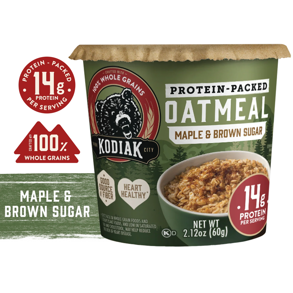 Maple & Brown Sugar Oatmeal Cup