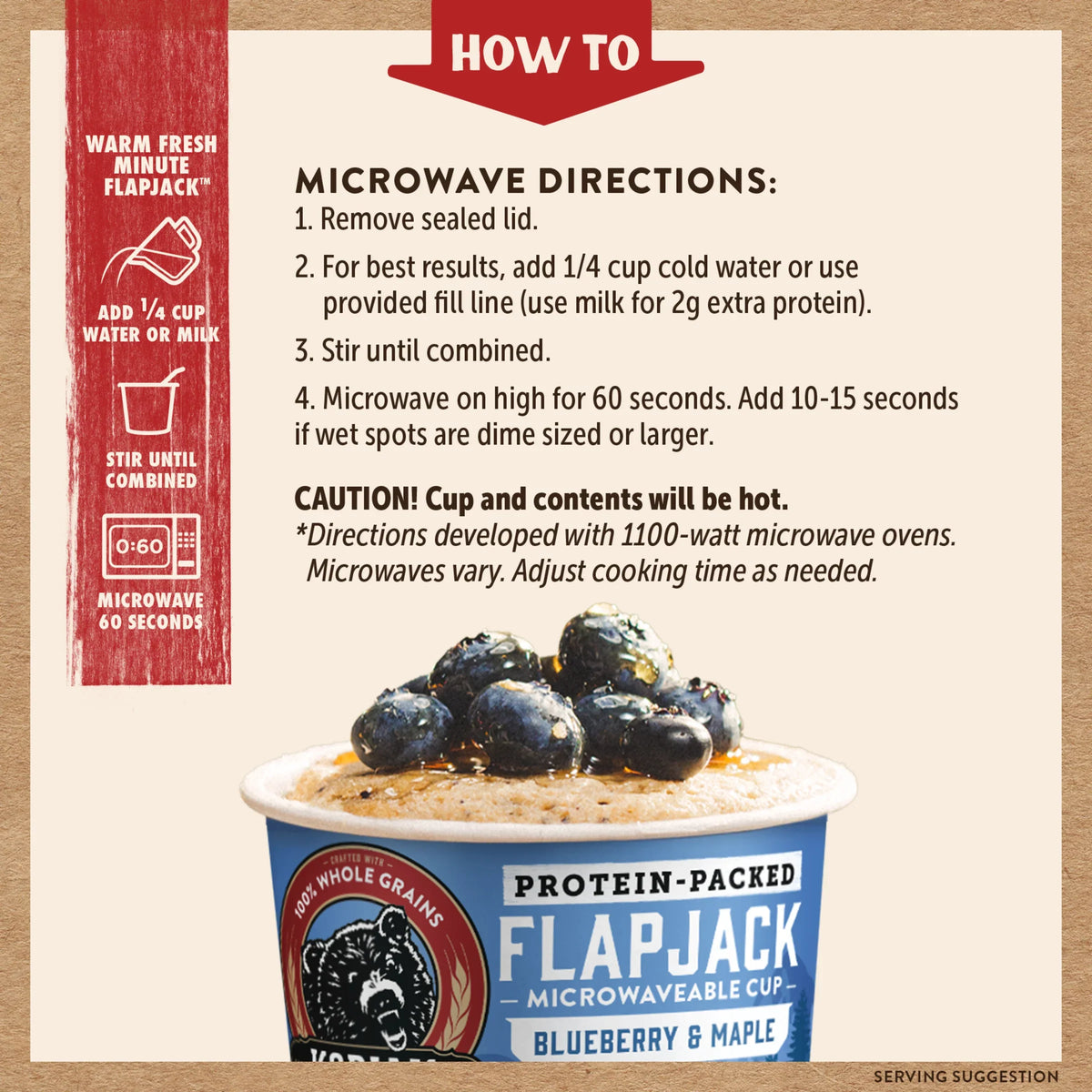 Blueberry & Maple Flapjack Cup