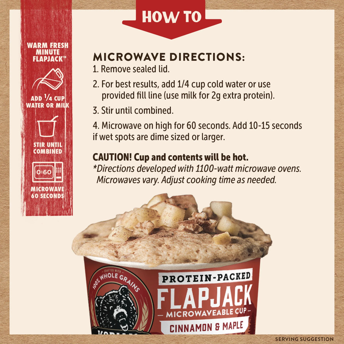 Cinnamon & Maple Flapjack Cup