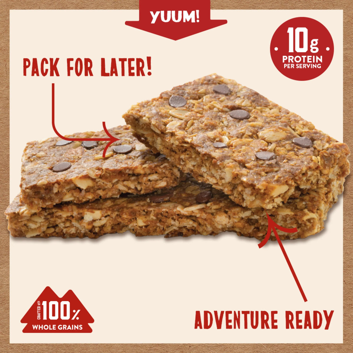 Chocolate Chip Crunchy Bars