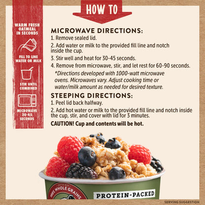 Maple & Brown Sugar Oatmeal Cup