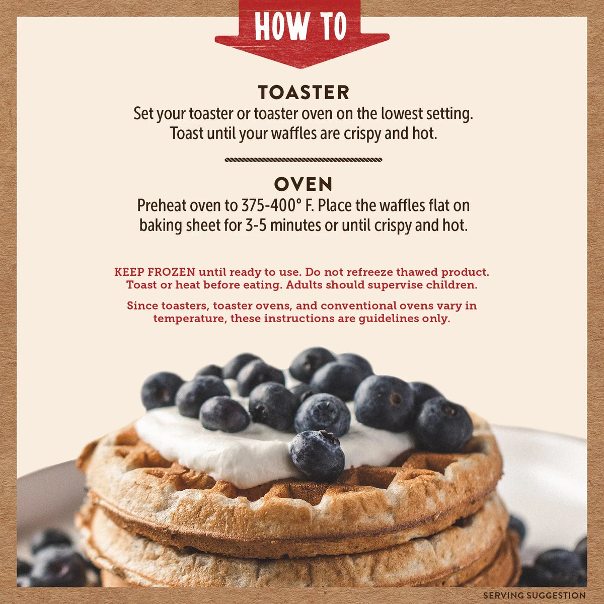 Blueberry Power Waffles