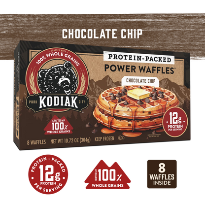 Chocolate Chip Power Waffles