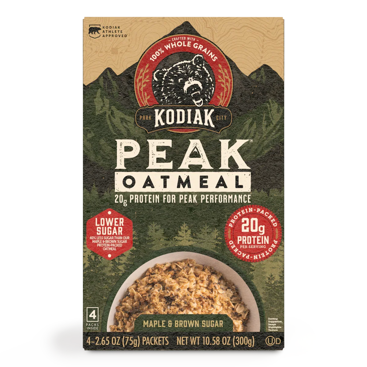 Maple Brown Sugar Peak Oatmeal Packets