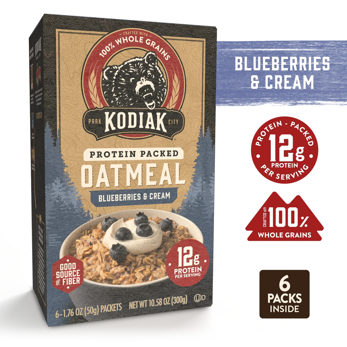 Blueberries & Cream Oatmeal Packets