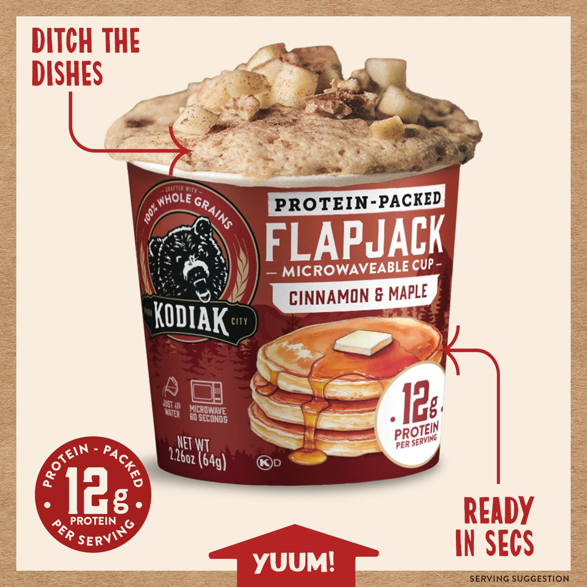 Cinnamon & Maple Flapjack Cup