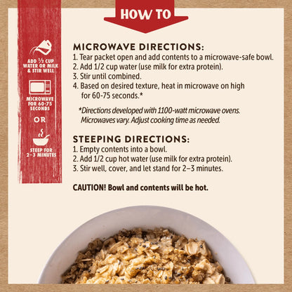 Maple Brown Sugar Peak Oatmeal Packets