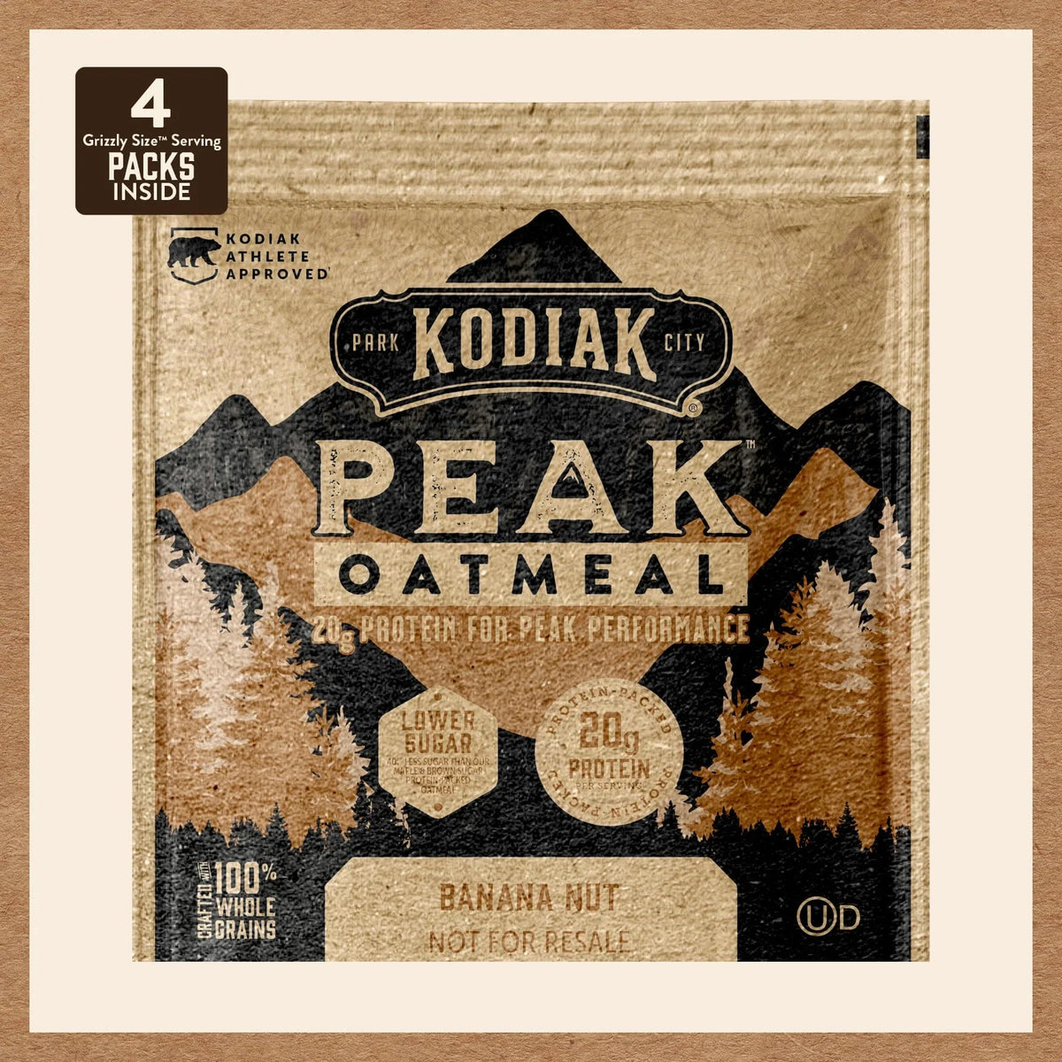 Banana Nut Peak Oatmeal Packets