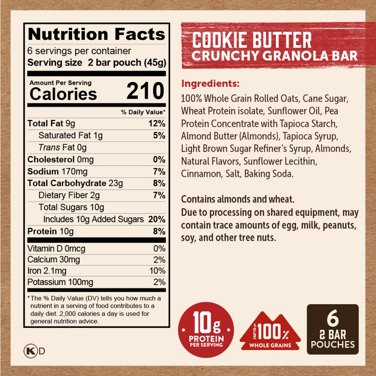 Cookie Butter Crunchy Bars