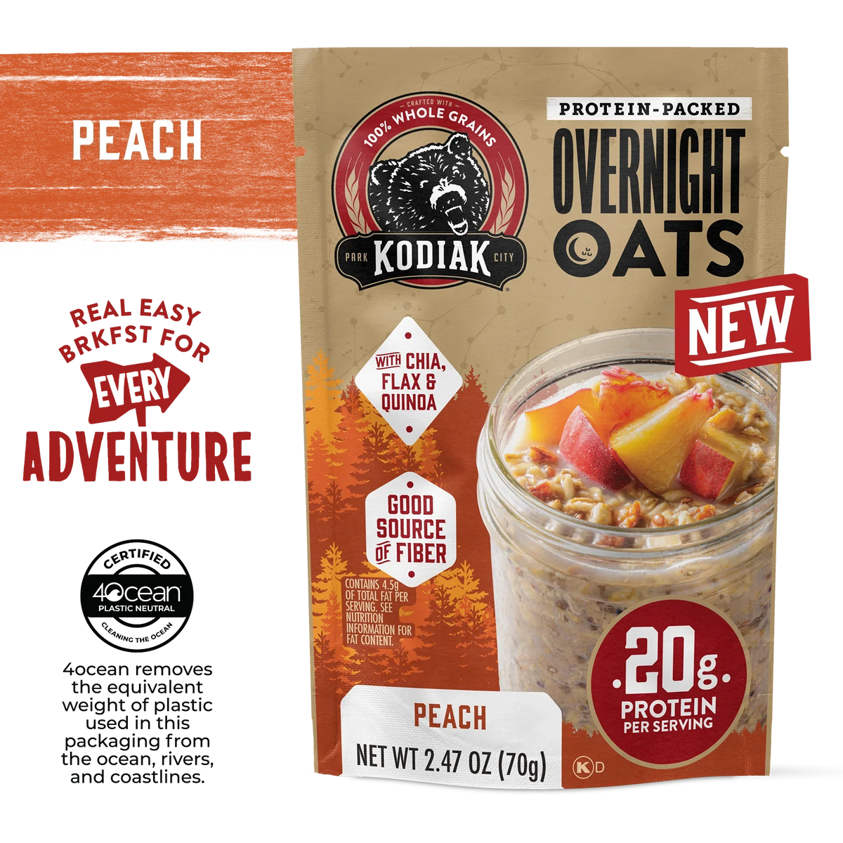 Peach Overnight Oats