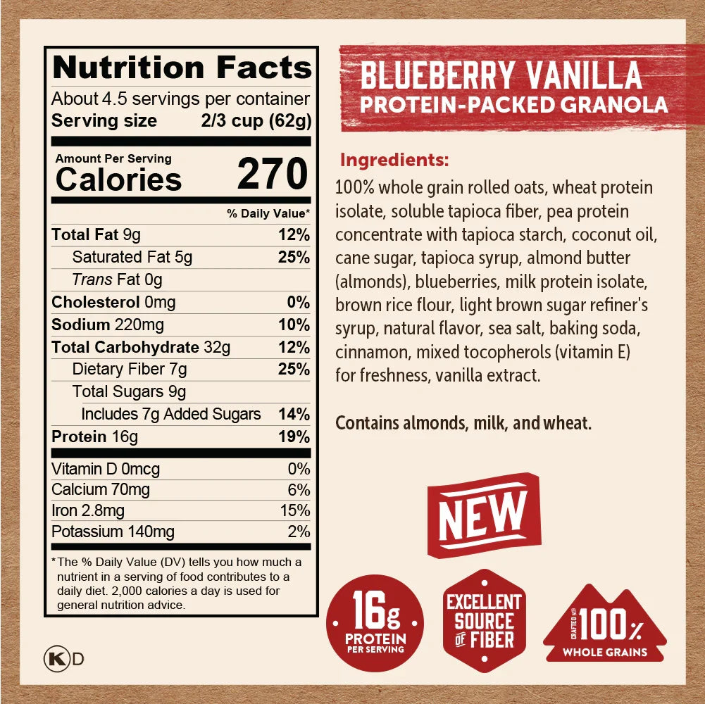 Blueberry Vanilla Granola