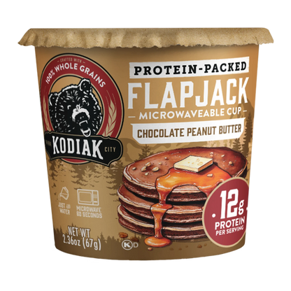 Chocolate Peanut Butter Flapjack Cup