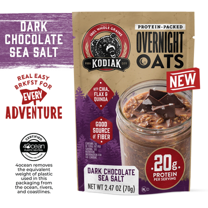 Dark Chocolate Sea Salt Overnight Oats