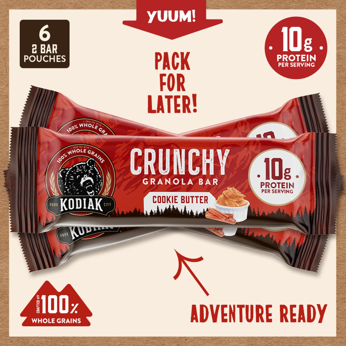 Cookie Butter Crunchy Bars