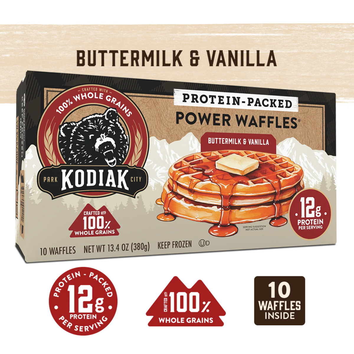 Buttermilk & Vanilla Power Waffles