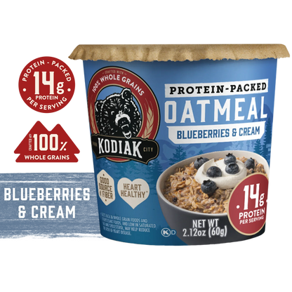 Blueberries & Cream Oatmeal Cup