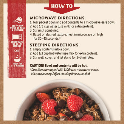 Chocolate Chip Oatmeal Packets