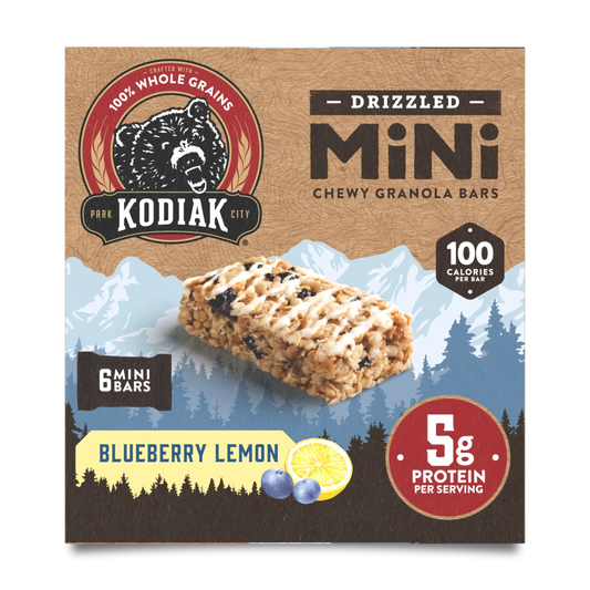 Blueberry Lemon Drizzled Mini Bars