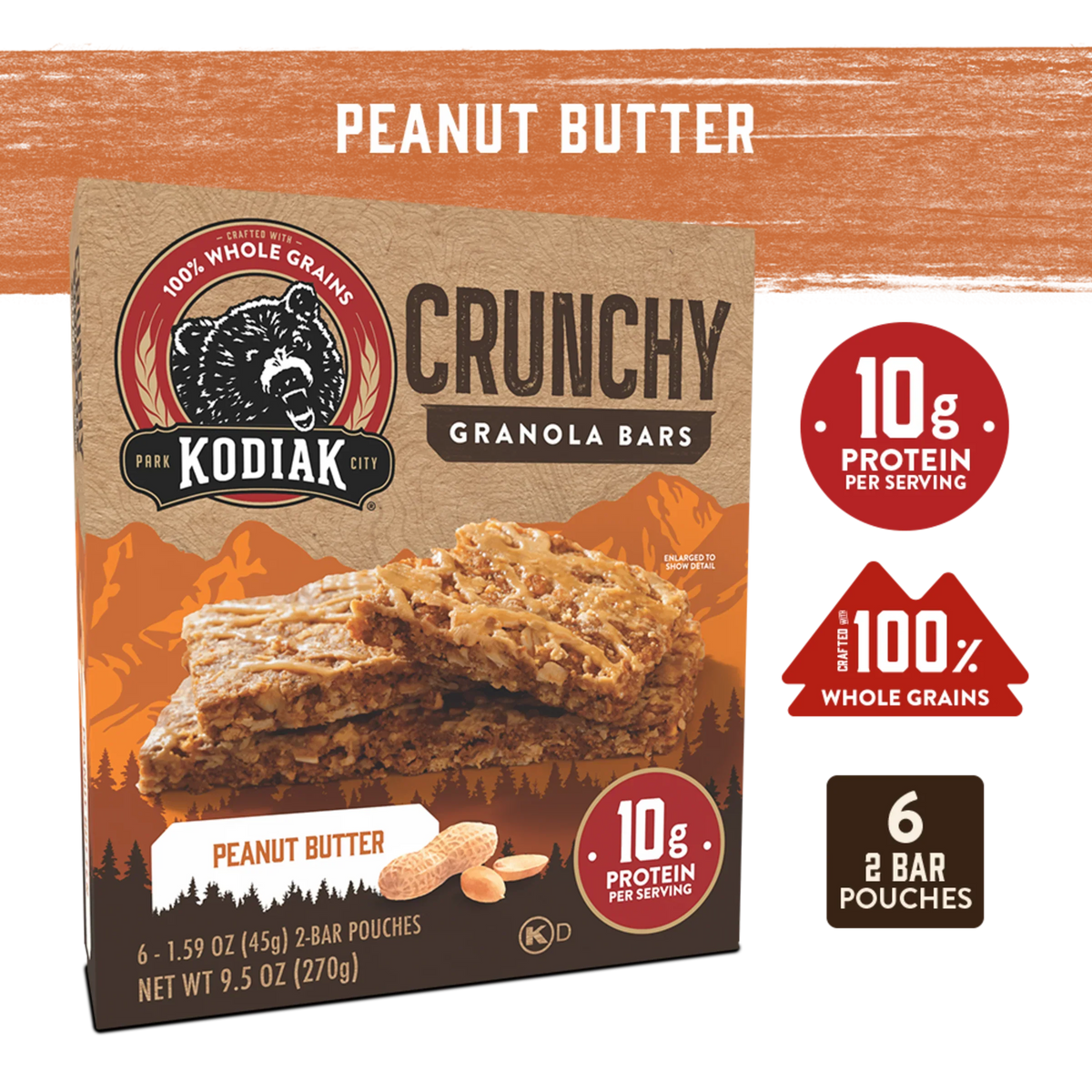 Peanut Butter Crunchy Bars