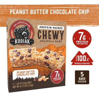 Peanut Butter Chocolate Chip Chewy Bars