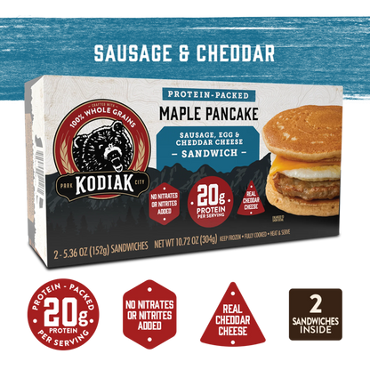 Sausage & Cheddar Cheese Breakfast Sandwich