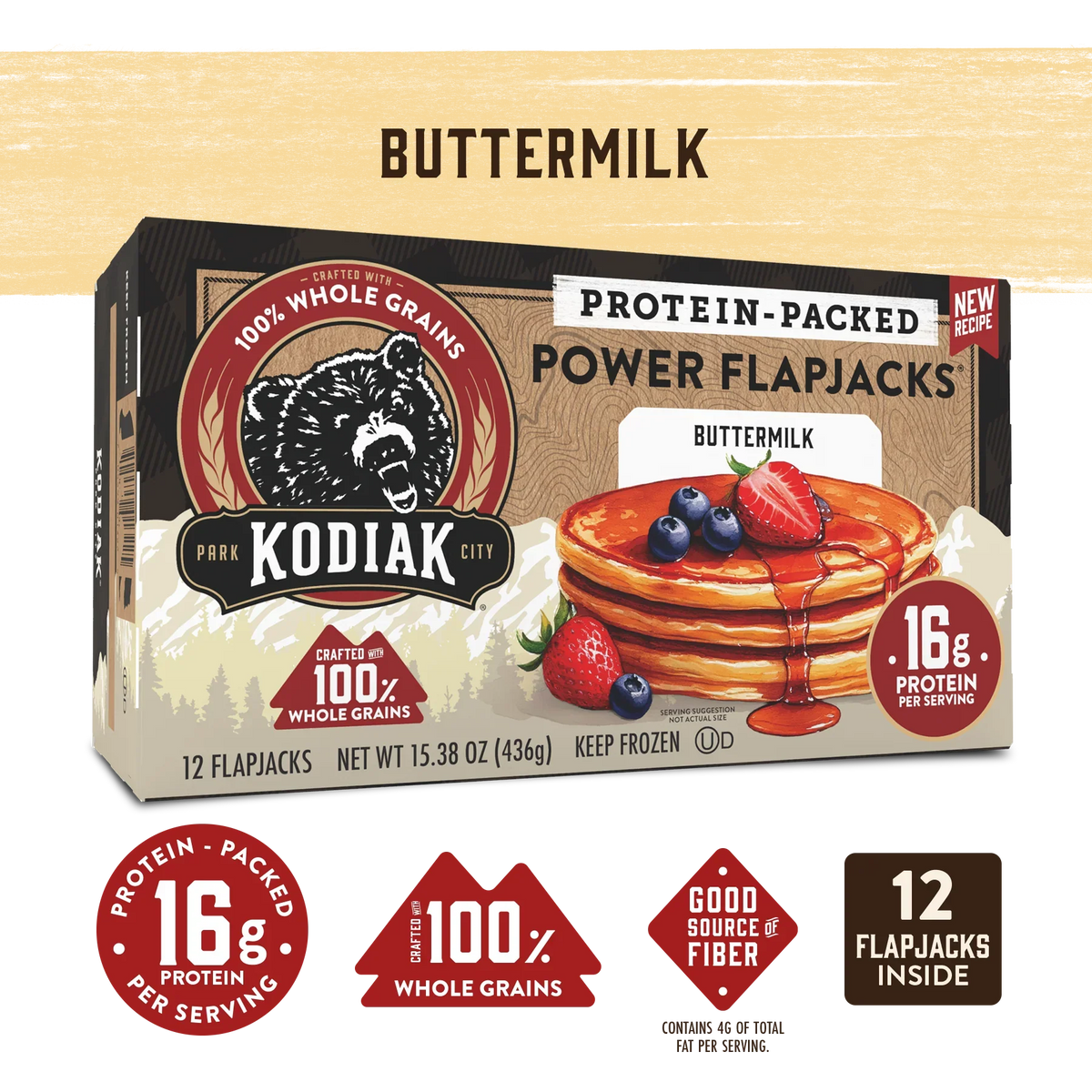 Buttermilk Power Flapjacks