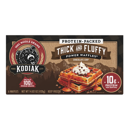 Chocolate Chip Thick & Fluffy Power Waffles
