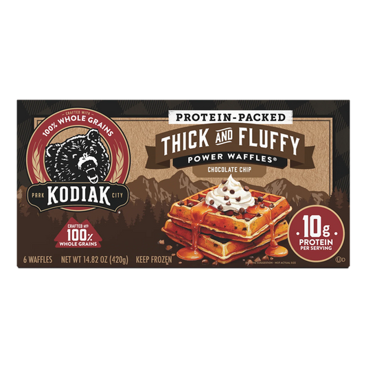 Chocolate Chip Thick & Fluffy Power Waffles