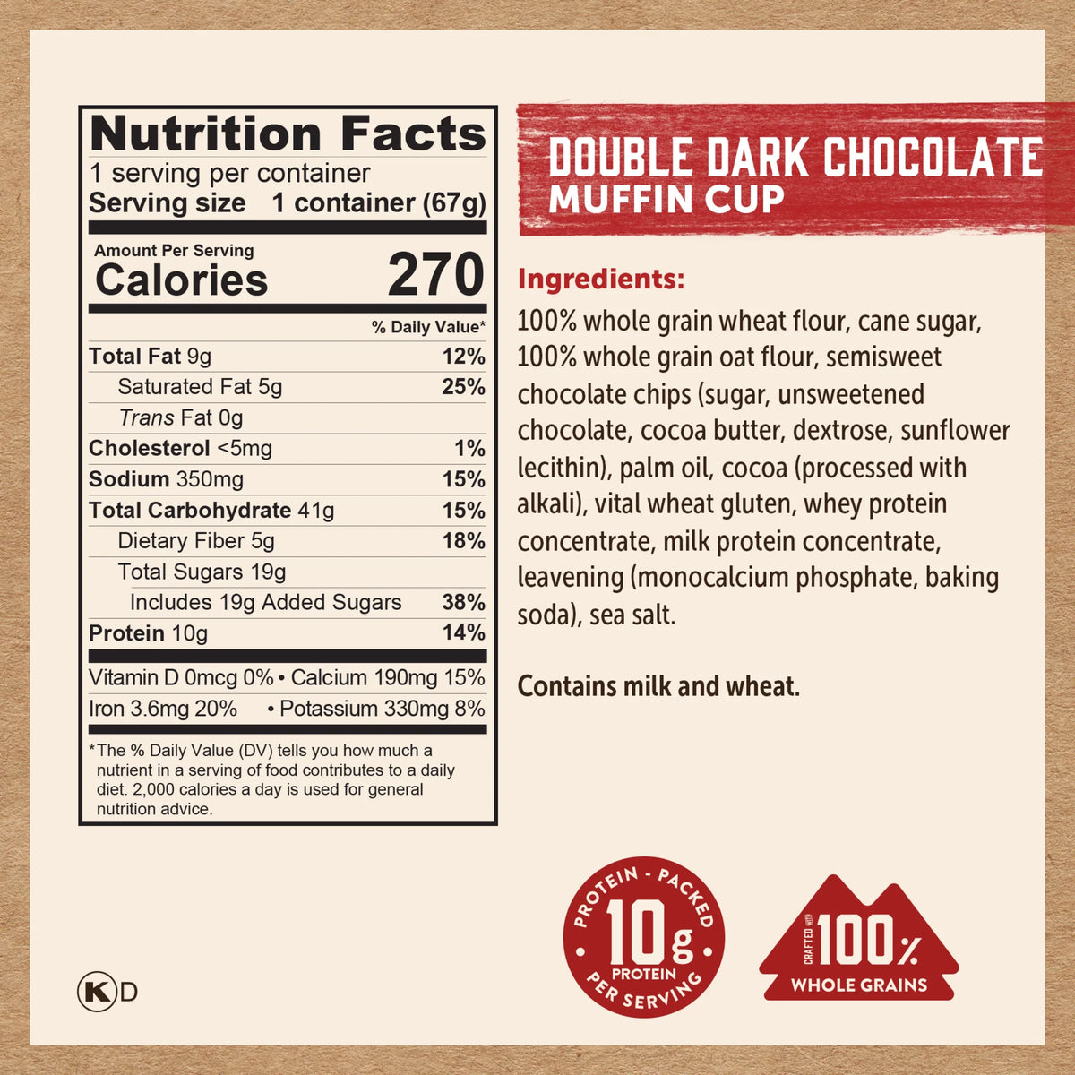 Double Dark Chocolate Minute Muffin